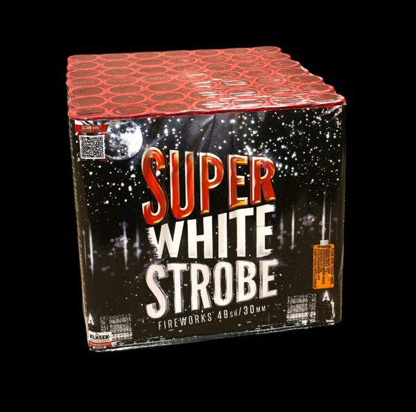 Super White Strobe firework cake