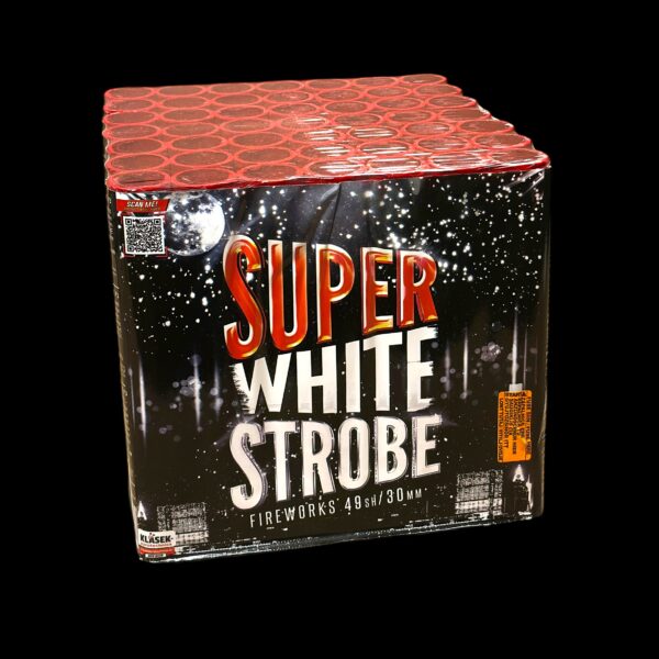 Super White Strobe firework cake